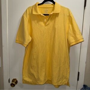 L.L. Bean Yellow Polo Shirt